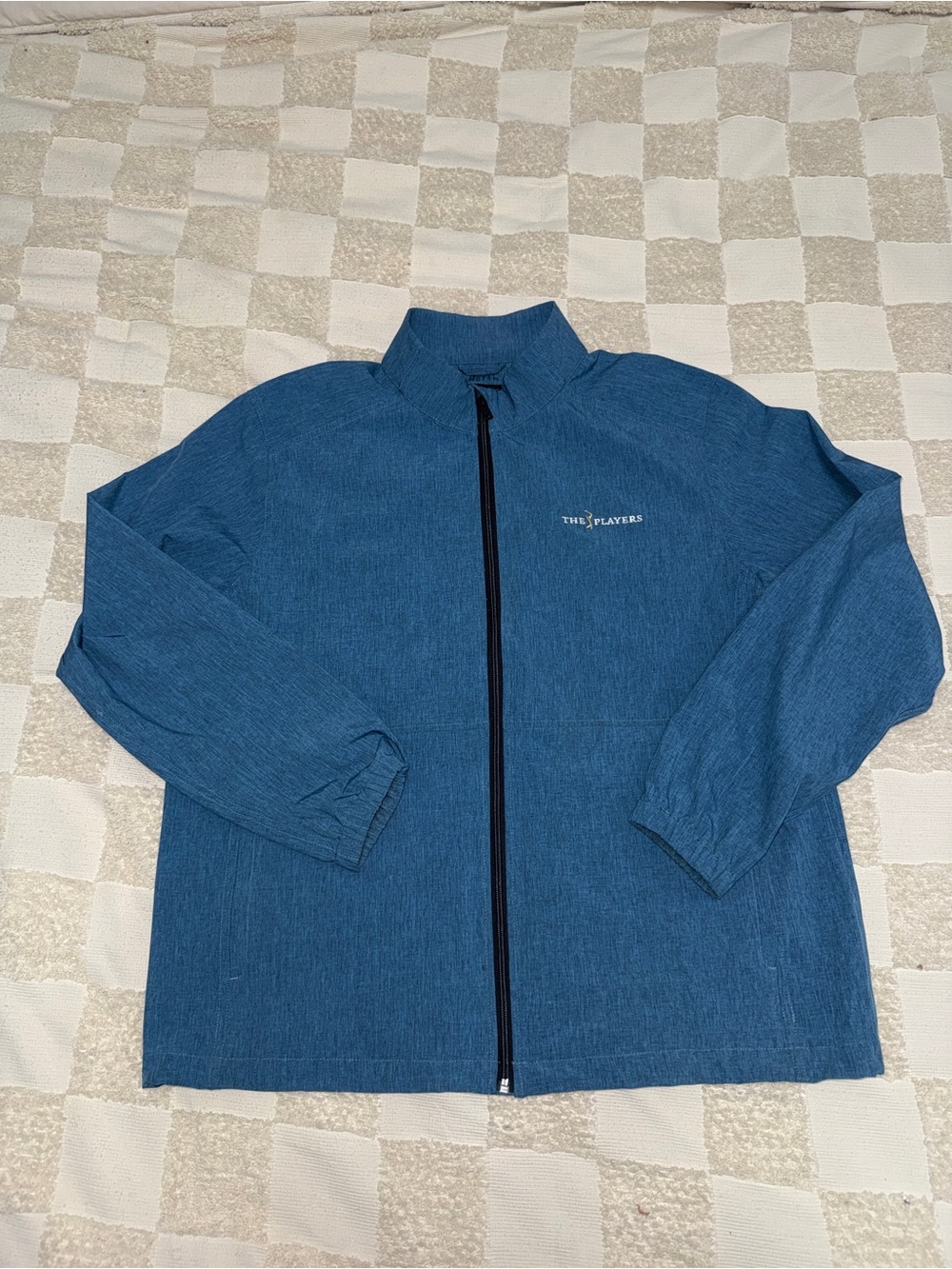 NWOT Greg Norman‎ "The Players" branded men's full-zip windbreaker Size L